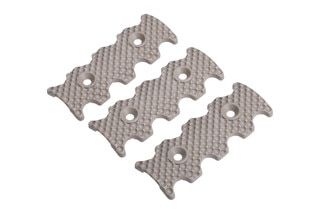 Centurion Arms Standard CMR 3-Pack Polymer Rail Covers in Tan with textured surface